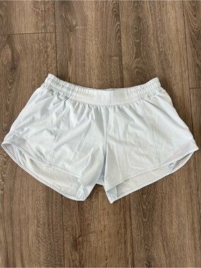 Lululemon Hotty Hot Light Blue Women's Athletic Shorts Size 10